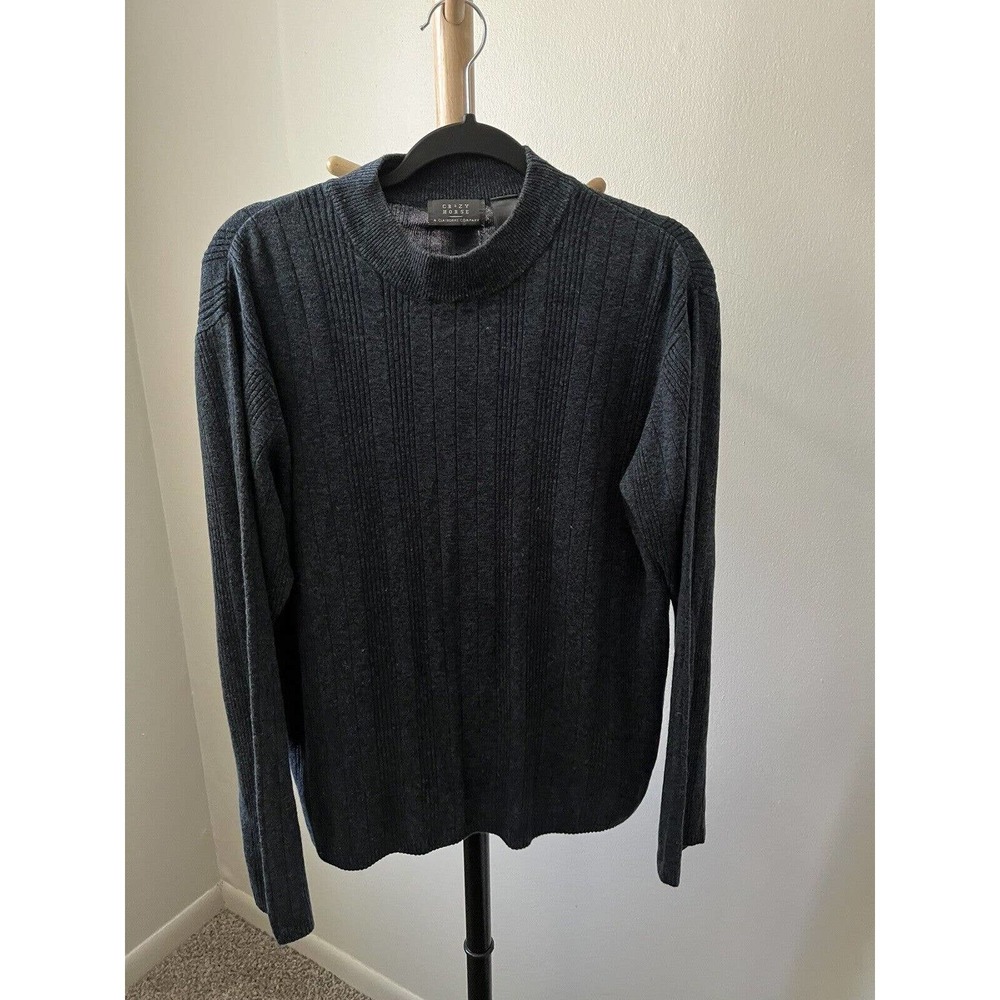 VTG Crazy Horse Liz Claiborne Off White Sweater Size Large - Picture 10 of 10